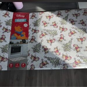 Disney Festive Winnie the Pooh Kitchen Mat